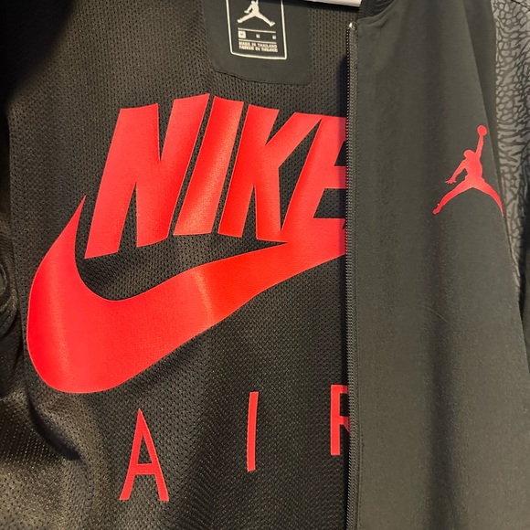 Jordan Black Coaches Jacket Cement - Picture 3 of 3